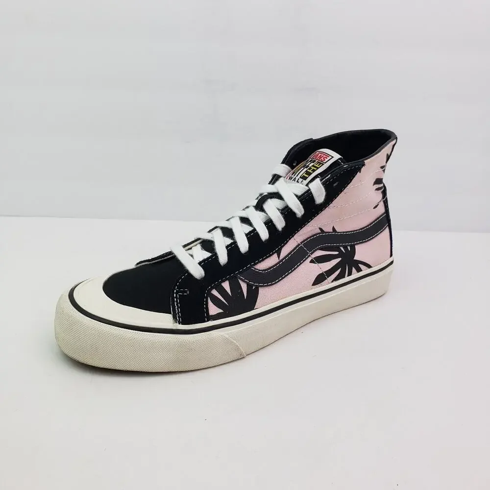Vans Sk8-Hi 138 Decon Womens Sz 9.5 Mens Sz 8 Summer Leaf Pink Sneaker Shoes